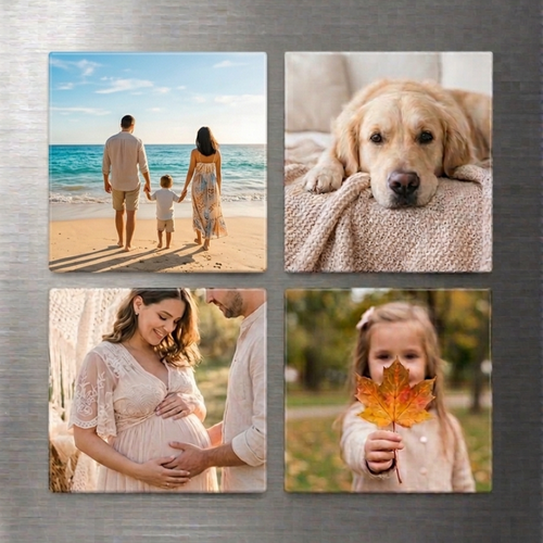 Personalisierte Fotomagnete · 4er Set
