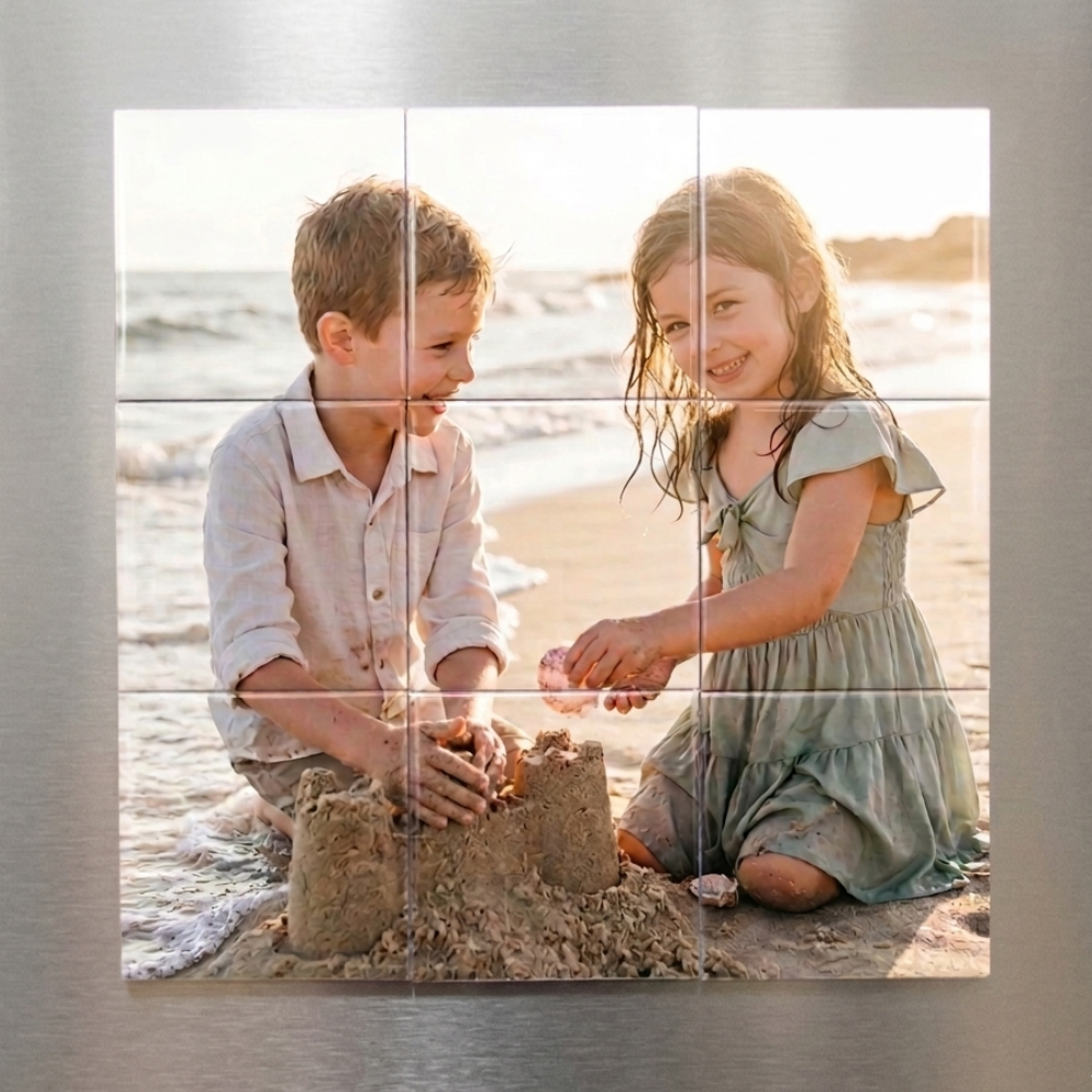 Puzzle-Fotomagnete · 9er Set