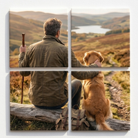 Puzzle-Fotomagnete · 4er Set