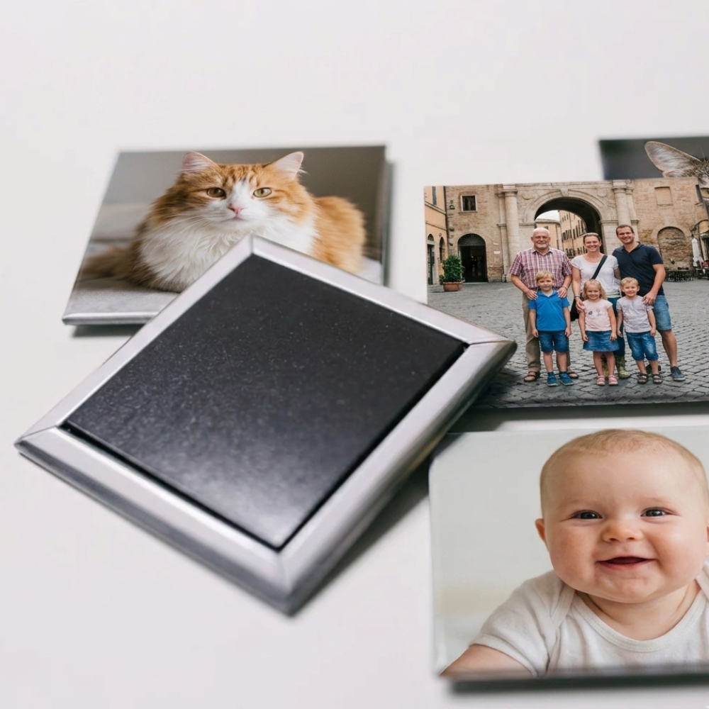 Personalisierte Fotomagnete · 4er Set