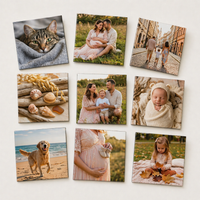 Personalisierte Fotomagnete · 9er Set