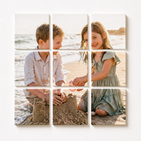 Puzzle-Fotomagnete · 9er Set