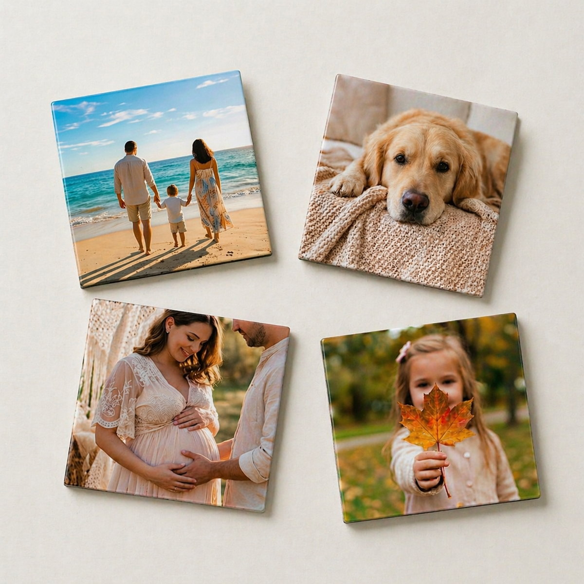 Personalisierte Fotomagnete · 4er Set